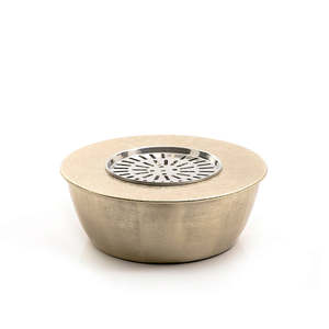 Gold New Modern Stylish in Stock <b>Outdoor</b> Gas <b>Fire</b> Bowl Metal <b>Table</b> <b>Top</b> <b>Fire</b> <b>Pit</b> Durable Propane <b>Fire</b> Bowl <b>Outdoor</b> Bio <b>Fire</b> Place - Product Image 1