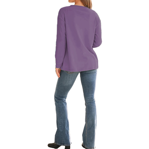 Sweatshirts décontractés personnalisés pour femmes, doublés en polaire, légers pour l'automne, les séances de sport, le streetwear, confortables, doux, tricotés, pull d'hiver - Product Image 2