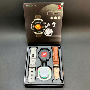 นาฬิกาอัจฉริยะ Doulit Wear D21 ชุด 4 ชิ้น พร้อมหูฟัง หน้าจอสัมผัส IPS ขนาด 1.52 นิ้ว รองรับการโทรผ่านบลูทูธ ตรวจวัดอัตราการเต้นของหัวใจ นาฬิกาสปอร์ตสำหรับทุกเพศ - Product Image 2