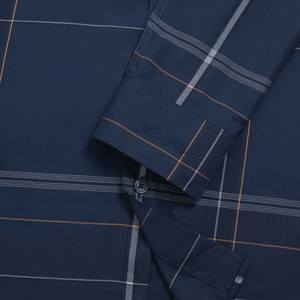 Aristino <b>Men's</b> Slim Fit Plaid Mandarin Collar Dress <b>Shirt</b> 300g Summer Anti-Wrinkle Breathable Quick Dry Features Wholesale SALE - Product Image 3