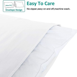 Factory Healthy Skin Friendly Hotel Bed Pillowcase Cheap Durable Custom White <strong>Pillow</strong> Case <strong>Cover</strong> Best Gift for Friends Family - Product Image 4