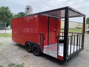 Quality Cargo Concession 8.5x18 Food Trailer 7'6\" Interior Height Finished Walls Ceiling Electrical PKG Snack Food Candy - Product Image 6