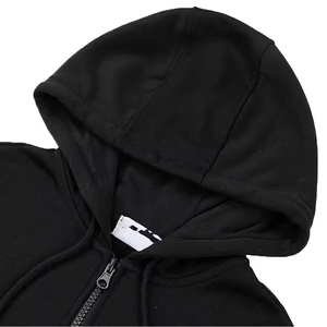 Basics Cotton Blended Fleece Winter Men Hoodie Wholesale Embroidery Printing 400 GSM Heavyweight OEM ODM Manufacturer Breathable - Product Image 3
