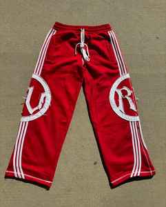 Pantalons de survêtement amples de qualité supérieure, logo personnalisé, taille élastique, respirant, séchage rapide, écologiques, pantalons pour hommes - Product Image 4