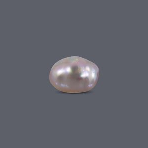 Perlas Sueltas Barrocas de Agua Dulce Ovaladas de Color Blanco Rosado Natural de 3.84 Quilates, Perla Basra, para Joyería - Product Image 2