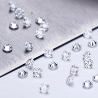 Diamantes Sueltos Cultivados en Laboratorio, Corte Brillante, 0.004 Quilates (0.8mm) 0.11 Quilates (3.00mm), Claridad VVS2, Certificados por IGI, para Joyería
