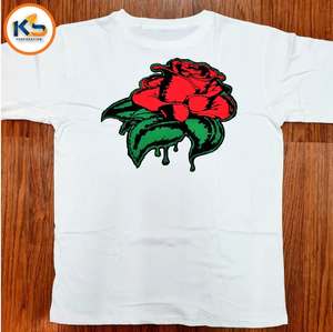 T-shirts pour hommes en coton 100% tricotés avec impression personnalisée sur l'écran, impression de logo |   Respirable, écologique, OEM, utilisation promotionnelle de la mode - Product Image 5