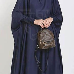 La mayoría de las tendencias de tela personalizada Abayas diseños nuevo logotipo personalizado transpirable mujeres Abayas personalizado - Product Image 5