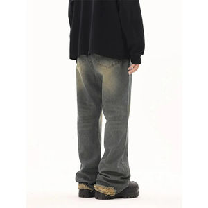 Pantalones Vaqueros Rectos Elásticos de Alta Calidad para Hombre, Estilo Casual, Transpirables, Desgastados, para Invierno - Product Image 6