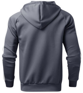 Ensemble de survêtement à capuche pour hommes personnalisé OEM respirant léger avec fermeture éclair vente en gros de couleurs élégantes pour la saison d'hiver-tailles XL 3XL - Product Image 3