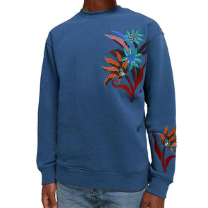 Sweat-shirt ras du cou imprimé bouffant brodé en coton personnalisé de haute qualité pour hommes sweats vierges surdimensionnés en éponge française pour hommes - Product Image 6