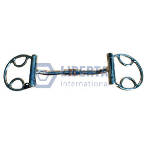 2025 Western Beval Bevel Snaffle with Copper <b>Roller</b> inlay Horse Bit Equestrian Equipment Liberta International - Product Image 5