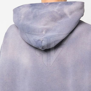 Sweat-shirts en molleton 100% coton de haute qualité, lavage à l'acide, écologiques, pour hommes, nouveau style, motif uni, taille adulte, hiver - Product Image 6