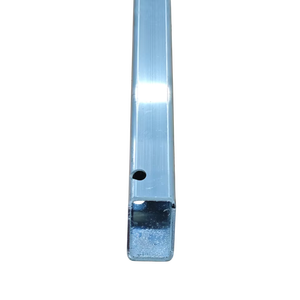 Tubes carrés creux en aluminium sur mesure, usinage CNC avec trous pour montage et renfort - Product Image 4