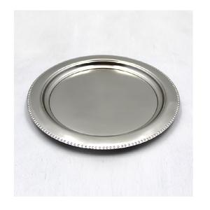 Cuentas de cristal chapadas en cobre, borde decorativo, forma redondeada, placa de cargador con acabado antiguo de Metal - Product Image 5