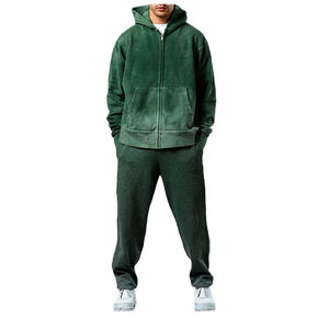 Meilleurs fabricants de vêtements pakistanais, sur mesure, streetwear 2 en 1, vintage, délavé à l'acide, décoloré au soleil, pour survêtement en coton avec personnalisation - Product Image 1