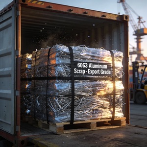 Chatarra de Alambre de Aluminio 6063 Plateado Brillante, Alambre de Aluminio Comprimido Limpio para Fundiciones y Plantas de Fundición y Fusión - Product Image 4