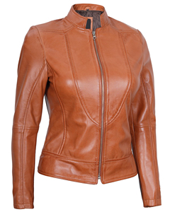 Gran oferta, chaqueta de cuero OEM de alta calidad para mujer, prendas de vestir exteriores, estilo de moda, nuevo modelo, cremallera informal para mujer, chaquetas de cuero - Product Image 3