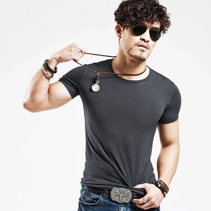 Venta al por mayor personalizado 100% Premium puro algodón Ringer camiseta para hombres de talla grande casual con diseño en blanco para el verano - Product Image 5
