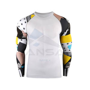 เสื้อแรชการ์ดแขนยาวคุณภาพสูง แห้งเร็ว พิมพ์โลโก้ตามสั่ง ดีไซน์ยอดเยี่ยม ขายดี ราคาสมเหตุสมผล - Product Image 1