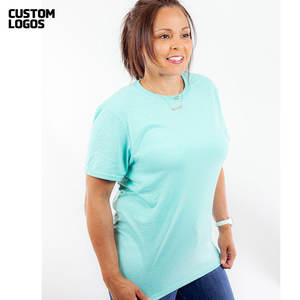 Camiseta Unisex de Alta Calidad, 100% Algodón, Corte Holgado, Camiseta al por Mayor para Mujer - Product Image 2