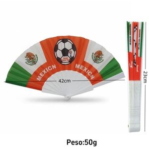 Ventaglietti Portatili Leggeri in Tessuto e Plastica da 6-48 Pezzi per Feste - Ingrosso - Product Image 5