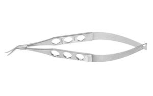 QNQ Castroviejo Ciseaux Cornéens Droit Micro-Cornéen Greffe Instrument Set Large Poignée 11mm Électrique Acier ENT Clinique Utilisation - Product Image 3