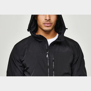 Chándal cortavientos para hombre a prueba de agua en blanco para exteriores, logotipo personalizado, ropa deportiva, lo mejor para chaquetas cortavientos para correr para hombre - Product Image 5
