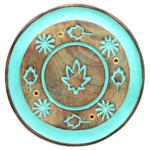 Bâtons d'encens en bambou naturel fait à la main de qualité supérieure support rond et attrape-cendres qualité indienne artisanale prix usine modèle No- 12 - Product Image 3