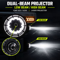 Ensemble de phares iCAR V23 Abyss Eye (projecteur laser + clignotant séquentiel, paire)
