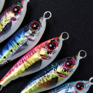 Seafox เหยื่อตกปลาโลหะพิมพ์ลาย3D 10กรัม-40กรัม, เหยื่อจิ๊กเรืองแสงพร้อมเอฟเฟกต์แสงยูวีเหยื่อล่อชายฝั่งแบบช้า - Product Image 6