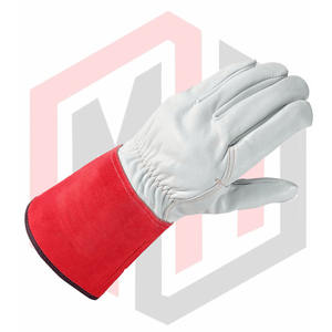 ถุงมือทำงานหนังอุตสาหกรรมป้องกันสำหรับงานหนัก - Product Image 3