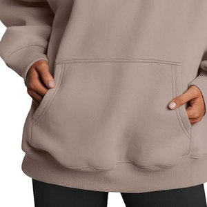 Sudadera con Capucha Oversize de Invierno para Mujer, 100% Algodón, Estilo Urbano, Colores/Logotipo Personalizables, Secado Rápido y Transpirable, con Cordón Ajustable - Product Image 6