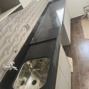 แผ่นหินแกรนิตกาแล็กซี่สีดำตกแต่งพื้นผิวโบราณโครงการครัวและวิลล่าที่ทันสมัย - Product Image 1