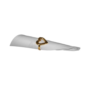 Servilletero de estilo moderno, anillo, vajilla, accesorios de decoración, cuentas de cristal, servilletero de diseñador para uso en fiesta de boda - Product Image 4