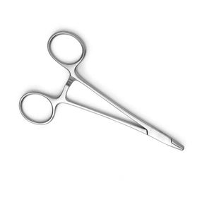 Vente en gros 130 mm (5.18 pouces) pince de chirurgie allemande en acier inoxydable finition Dall porte-aiguille droit pour bricolage industriel OEM - Product Image 4