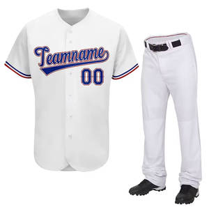 Uniforme de baseball léger avec logo personnalisé uniformes de baseball respirants et confortables à faible quantité minimale de commande nouveau style - Product Image 4