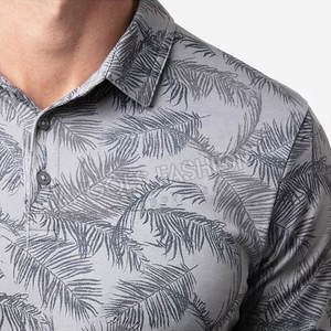 Camiseta de Golf de Manga Corta para Hombre, de Secado Rápido y Transpirable, Personalizable, Lisa, con Diseño de Letras, Poliéster/Algodón, Venta al Por Mayor - Product Image 4