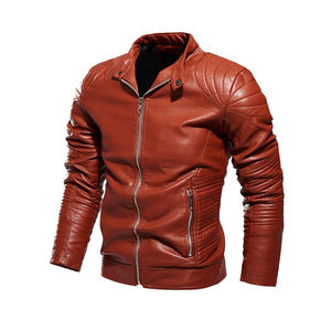 Chaqueta de invierno para hombre de High Street 2024 para piel de vaca en relieve de cocodrilo precio al por mayor servicio OEM de alta calidad - Product Image 1