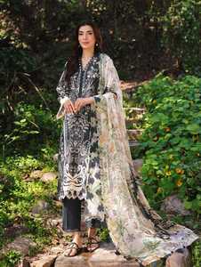 Vestidos casuales Estilo pakistaní Formal Último Heavy Mal Algodón puro Duppata Heavy Lawn Cotton Pakistani Suit - Product Image 4