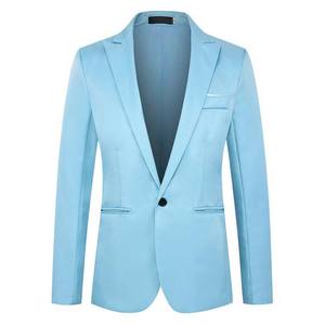 100% algodón Material personalizado ropa de Hombre Abrigos Blazer ropa personalizada griega manga larga transpirable abrigo de un solo botón - Product Image 6