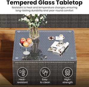 Sofa en osier extérieur de haute qualité Set fabricant pour jardin Patio et Resort utilisation - Product Image 6