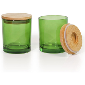 Pot à bougie en verre écologique de haute qualité, éclairage de table, décoration d'intérieur, design moderne, pot vide pour Noël - Product Image 6