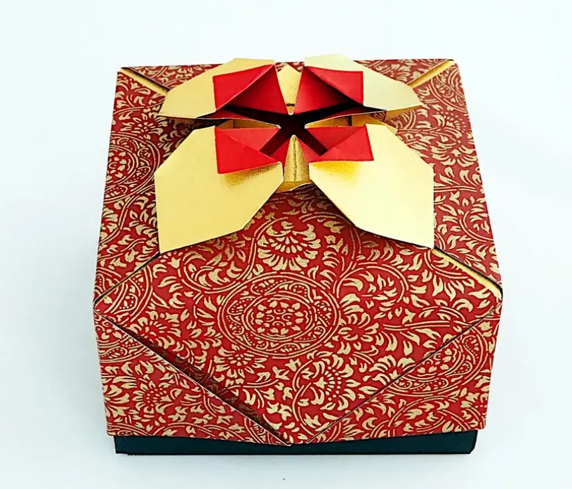 TH CB-257 Custom Provide OEM Caja de regalo de lujo Diseño de caja de chocolate Papel de cartón para fiesta de cumpleaños