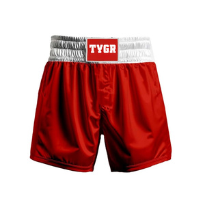 Pantalones cortos de boxeo Muay Thai para entrenamiento y Kick Boxing Deportes de combate Múltiples opciones de color Totalmente personalizables con logotipos y etiquetas - Product Image 4