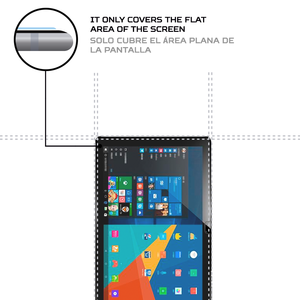 ฟิล์มกันรอยหน้าจอ ANTISHOCK สำหรับแท็บเล็ตออนดา โอบุ๊ค 20 พลัสการป้องกันที่ได้รับการปรับปรุง - Product Image 3