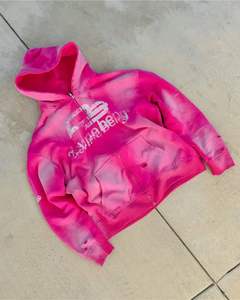 Fábrica de ropa Sudadera con capucha personalizada Peso pesado desgastado Serigrafía Logo Sudaderas con capucha Pullover Lavado ácido Sudadera con capucha Hombres - Product Image 1