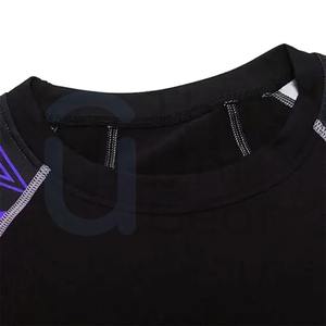 Nouveaux ensembles de t-shirts de compression pour hommes tendance, sous-vêtements de protection contre les éruptions cutanées personnalisés, 100% polyester, vêtements de compression ajustés, salle de sport, fitness, course à pied - Product Image 3