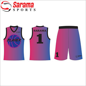 Sublimado Nuevo personalizado Baloncesto TeamUniform Deportes 100% Poliéster Baloncesto Jersey Baloncesto Uniforme, - Product Image 3