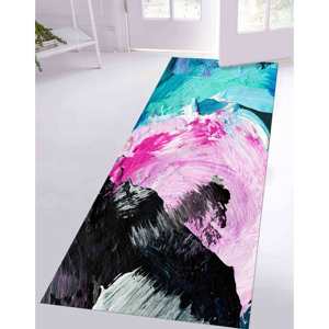 Tapis aux couleurs vives et aux motifs de pincettes, tapis moderne imprimé en 3D, facile à nettoyer, décoration de bureau, avec poils doux - Product Image 3